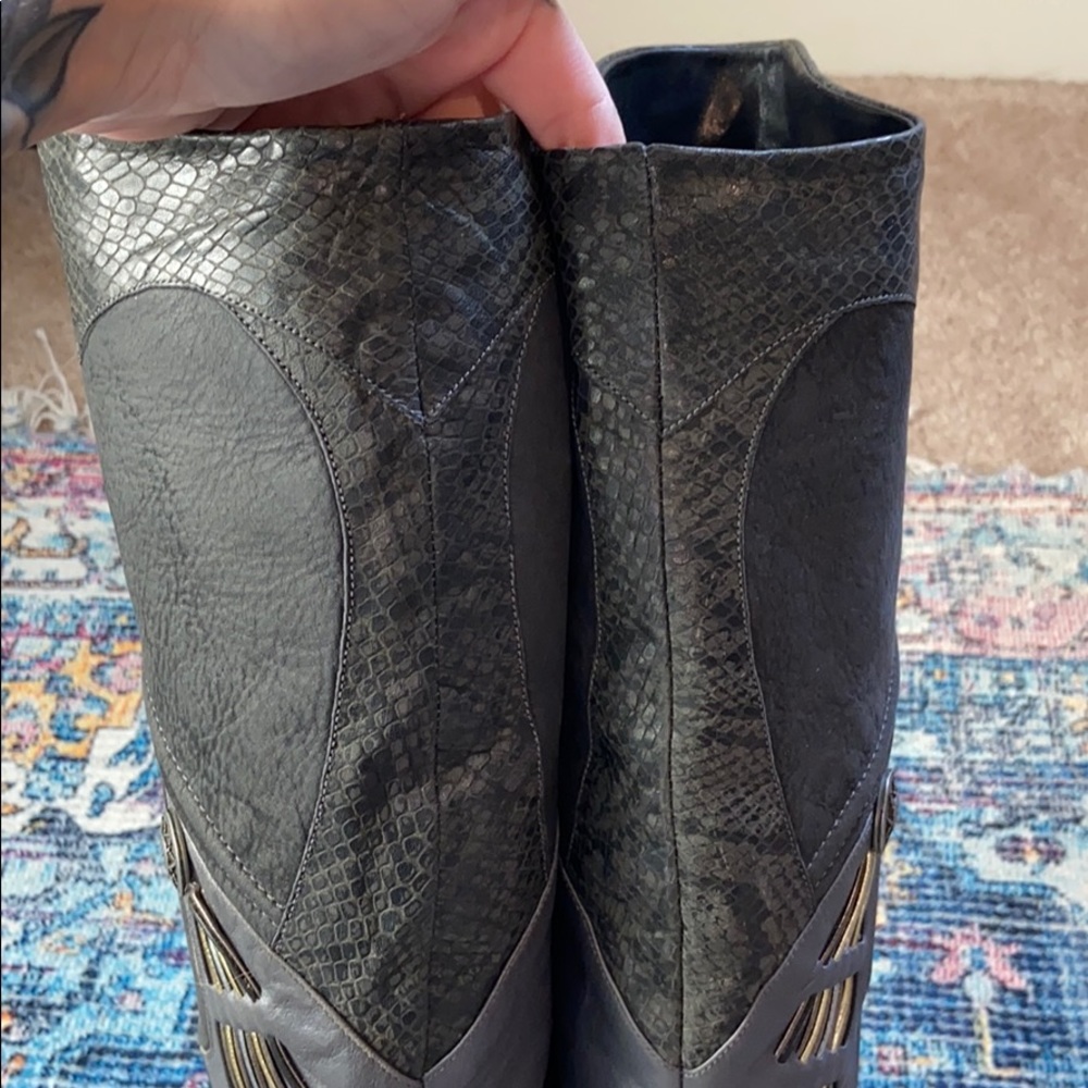 VINTAGE VERO CUOIO ITALIAN LEATHER BOOT - Picture 13 of 14
